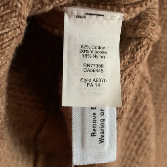 Madewell Texturework Cardigan Sweater Knit Camel/ Brown Sz XS - Picture 7 of 7